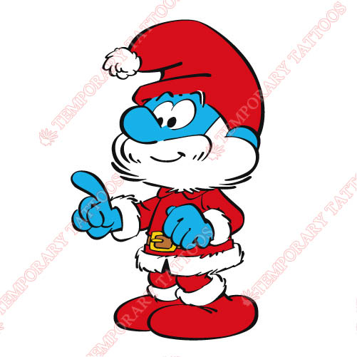 The Smurfs Customize Temporary Tattoos Stickers NO.3471